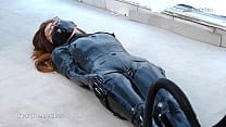 In One Example, A Japanese Rubber Bodysuit Was Used; In Another, A Lady Was Bound In A Sack