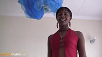 Roughly Fucking A Hot Shorty Ebony Slut On Interracial Casting